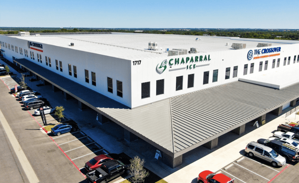 Aerial view of their Cedar Park location for sports chiropractic care